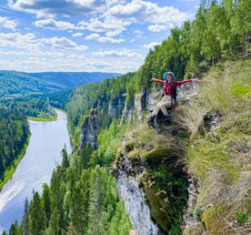К Усьвинским столбам на лодке с ветерком