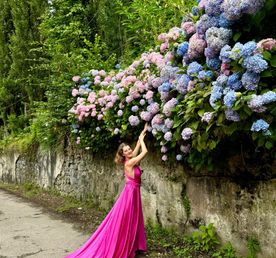 Гортензии и водопады Восточной Абхазии