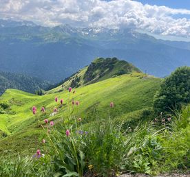 Горный лагерь на Розе