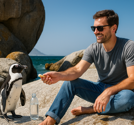 Южная Африка. Киты. Пингвины