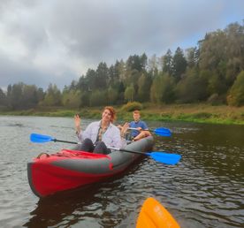 Сплав по Москва-реке на байдарках