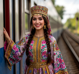 Путешествие на поездах по городам Узбекистана: Ташкент,горы Чимган,Самарканд и Бухара