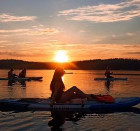 Сап-сёрфинг на Ладожских шхерах. Активные выходные с трансфером из Петербурга