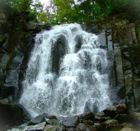 Водопады Шкотовского плато - Тигровый и Неожиданный.