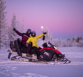 Снегоходные приключения с баней, обедом и фотосессией