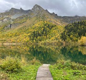 Поход на озеро Кардывач с конным сопровождением