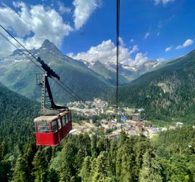 Сказочный Домбай из Кисловодска