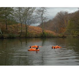 Айс-флоатинг на Ольховом озере: Зимнее спокойствие в горах Сочи