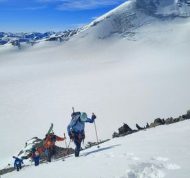 Скитур в долине Актру