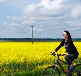 Лесная велопрогулка к старой немецкой школе