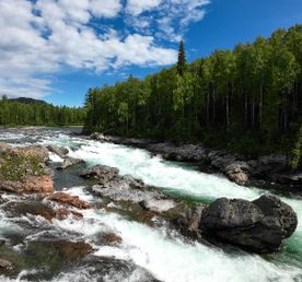 Кинзелюкский водопад-жемчужина Восточного Саяна