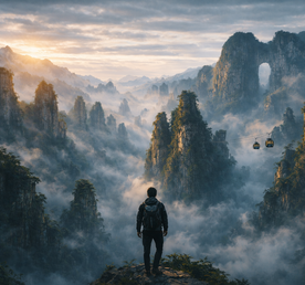 Удивительная природа (Чжанцзяцзе - горы Аватара)!