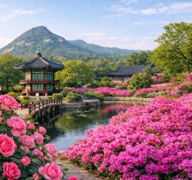 Южная Корея на майские. Путешествие во время цветения роз и азалий