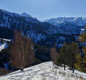 Гора Серкебай на высоте 2160 м. н.у.м.