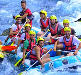 Панорамы Тазы Каньона и горный рафтинг