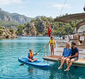 Отдых семьей на Яхте в Турции: комфорт тур по Ликийскому побережью