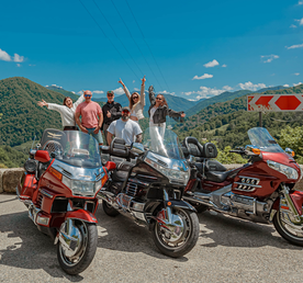 Пассажиром на мотоцикле — в Солохаул, к чайным плантациям!