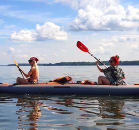На волнах Московского моря. Байдарочный поход на выходные в Подмосковье