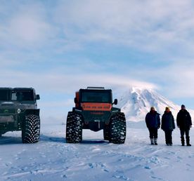 Вездеход-тур к каньону Опасный и к Малой долине гейзеров