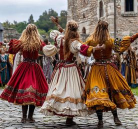 Средневековый карнавал Майское дерево в Выборге