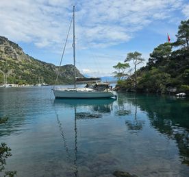 Отдых на парусной Яхте в Турции.