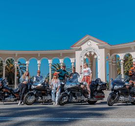 Пассажиром на мотоцикле Вся Абхазия за 1 день