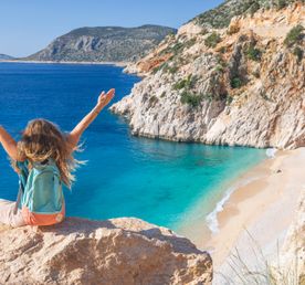 Из Анталии в город Каш и на пляж Капуташ (с яхтой, гидом и обедом)