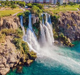 Анталия: водопады Дюден, старый город Калеичи и морская прогулка