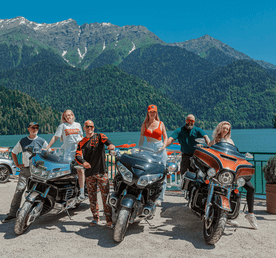 Мотопрогулка оз. Рица+Афон