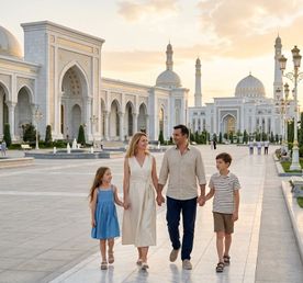Семьей в Туркменистан. Премиум отели. Древние города, уникальная природа.