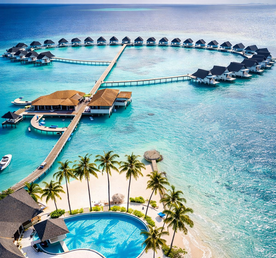 Мальдивы. 4 острова (Резорт + Локальный + остров скатов)