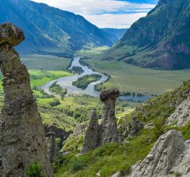 Золотое кольцо Алтая. Актру долина р. Чулышман озеро Телецкое