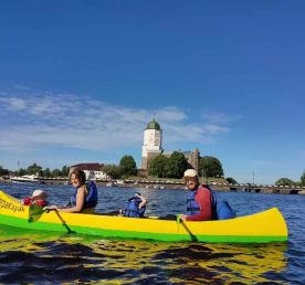 Двухчасовая прогулка по Выборгу на байдарках