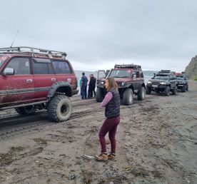 Обзорная экскурсия Халактырский пляж , Черный песок ,смотровые площадка Мишенная