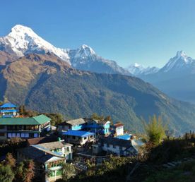 Поход на гору Горепани Пун в Непале