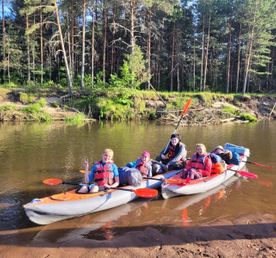 Сплав на байдарках по реке Киржач