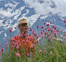 Домбай. Горный лагерь в палатках