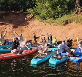 Однодневный сплав по Оредежу на сапах
