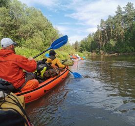 Сплав по Оке на байдарках с ночевкой в отеле