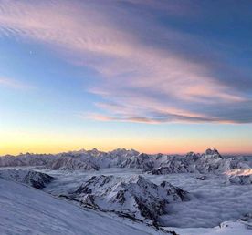 Эльбрус, ущелье Адыр-Су, Гижгит и Поляна нарзанов