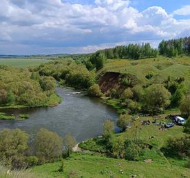 Сплав по реке Красивая Меча (Тульская обл.) на байдарках