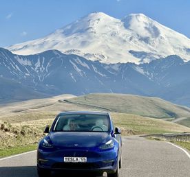 в Джилы-Су на Tesla!