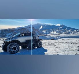 На Вездеходе  к действующему вулкану :Каньон Опасный , Мини-долина Гейзеров