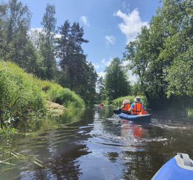 Сплав на байдарках по реке Нерская