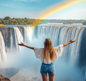 Водопад Виктория + Юар + сафари в Ботсване. Большая четверка стран.