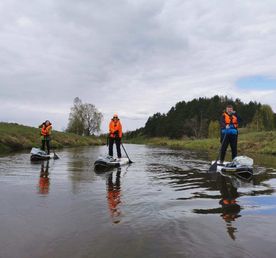 Сплав на Sup досках (сап бордах) по реке Тьма (Тверская обл.)