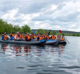 Мальчишник/девичник на природе, сплав на байдарках+баня+еда в казане+лагерь. Под ключ