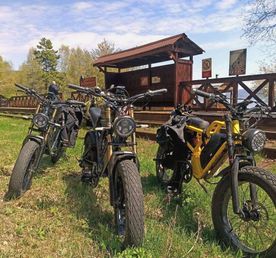 Экскурсия по Кругобайкальской железной дороге на электровелосипедах.