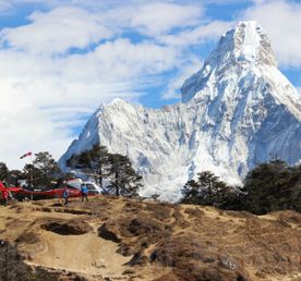 Поход в базовый лагерь Эвереста с возвращением на вертолете