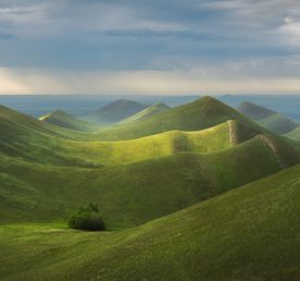 Долгие горы степи Оренбуржья